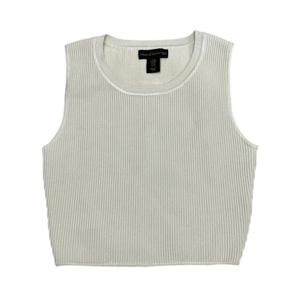 REVOLVE House of Harlow 1960 Sleeveless Sculpt Ribbed Crop Top
